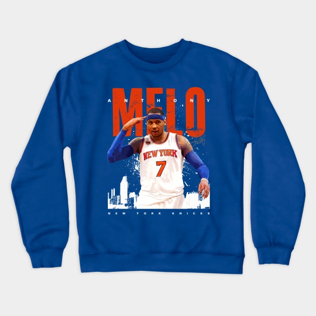 Carmelo Anthony 3 to the Dome Crewneck Sweatshirt by Juantamad